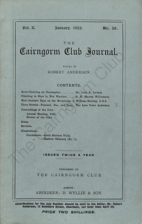 The Cairngorm Club Journal No 58 cover